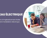 Un couple perplexe lit un guide sur le tableau électrique, le va et vient des idées pour leur installation.