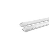 Deux tubes néon 120 cm, prêts à éclairer votre espace avec une faible consommation d'énergie.