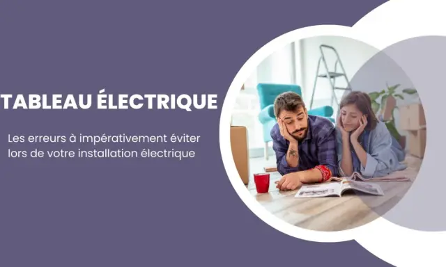 Un couple perplexe lit un guide sur le tableau électrique, le va et vient des idées pour leur installation.