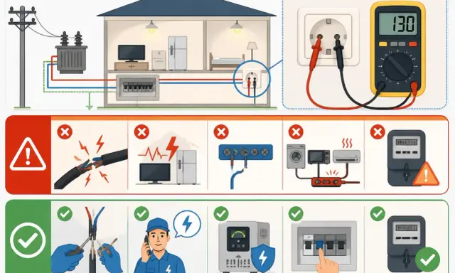 Schéma électrique domestique : vérification du voltage prise France, dangers et bonnes pratiques.